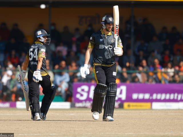 Kathmandu Gurkhas beat Pokhara Avengers by six wickets in NPL clash